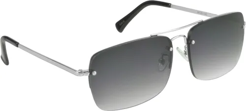 Miniatura 11 de proSPORT Gafas de sol Lectores Lente Completo Cuadrado Aviador Sin Montura Metal Plata Oro Gradiente Gris Marrón Tinte Hombres Mujeres NO BIFOCAL