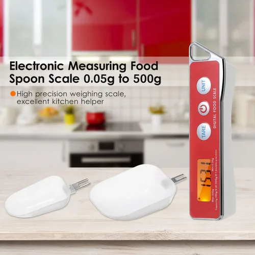 Miniatura 2 de Báscula de cuchara, escala digital de cuchara medidora electrónica, báscula de cuchara de cocina para el hogar, báscula de alimentos con función