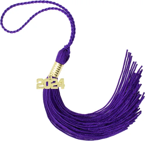 Miniatura 402 de Borla de graduación Aqua 2022, todos los colores escolares disponibles, fabricada en Estados Unidos