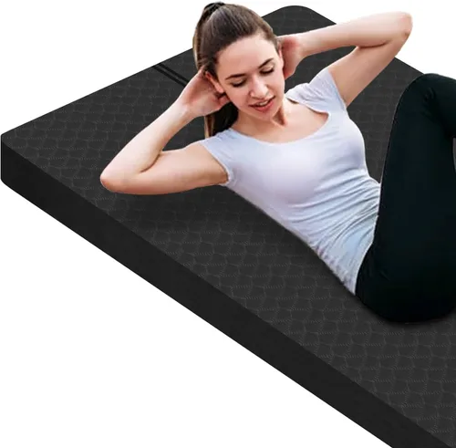 Miniatura 23 de nuveti Tapete Grande para Ejercicios - Tapete de Yoga de 15mm/20mm/30mm de Grosor Tapete de Ejercicios para Fitness, Yoga, Pilates, Estiramientos