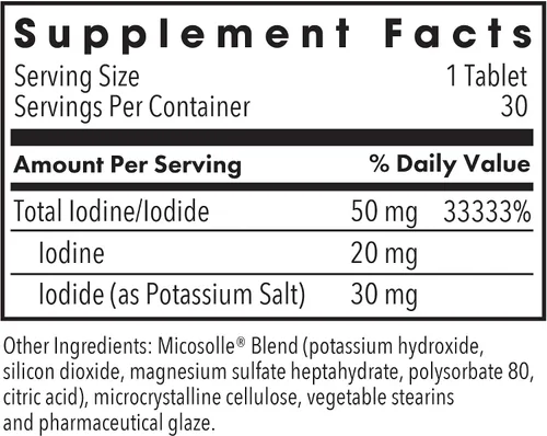 Miniatura 4 de Optimox Suplemento yodoral de 50 mg - Tabletas de yoduro de potasio, apoyo para la tiroides, vitaminas y minerales diarios, solución de yodo