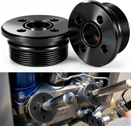 2 PIEZAS Tapa de Moldura Cilindro Con Sellos 48630-96J01 Compatible con Suzuki Yamaha 115-300 HP Fuera de Borda Tapa de Extremo de Trim & Tilt con