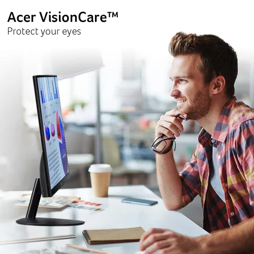 Miniatura 8 de Acer SB240Y G0bi - Monitor para juegos y oficina de 23.8" IPS Full HD ultradelgado de borde a borde Soporte de sincronización adaptativa