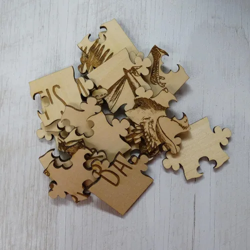 Miniatura 3 de ¡It's A Baby Boy! Rompecabezas de 15 piezas de madera de tilo, anuncio sorpresa de embarazo