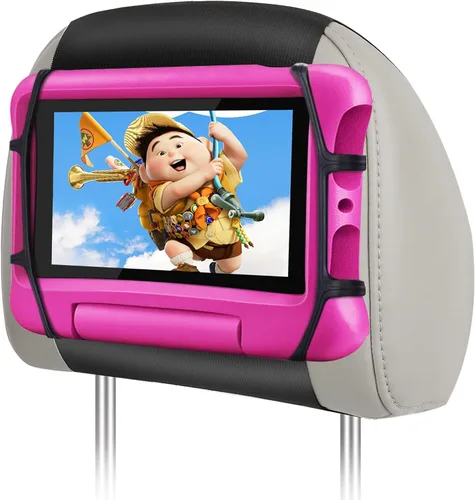 Miniatura 11 de WONNIE Soporte mejorado para tablet para automóvil, soporte para reposacabezas de automóvil para asiento trasero, soporte de tableta de automóvil