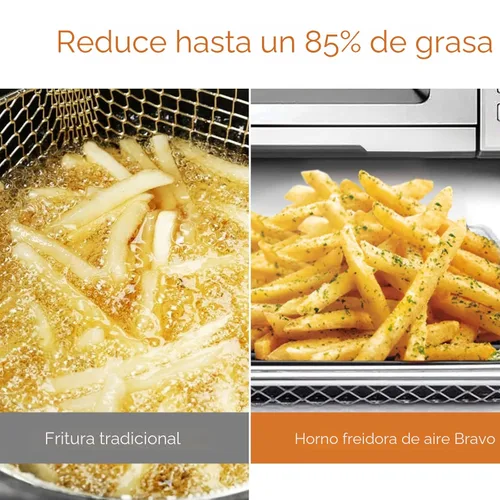 Miniatura 4 de Horno tostador freidora de aire inteligente NuWave Bravo XL, combo de parrilla/plancha de encimera 12 en 1, capacidad XL de 30 Qt, temperatura
