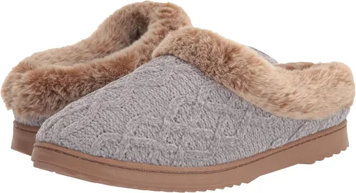 Miniatura 7 de Dearfoams Pantuflas de punto de felpilla Hannah para mujer