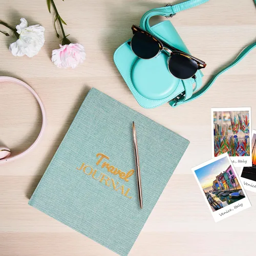 Miniatura 8 de Cosmo JR Diario de viaje y cuaderno de viajeros para registrar viajes y recuerdos. Diario de viaje para mujeres y hombres. Regalos de viaje