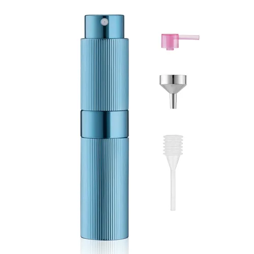 Miniatura 14 de LISAPACK Botella atomizadora de perfume de 0.3 fl oz, 1 pulverizador de colonia de viaje recargable, mini dispensador de perfume portátil vacío Rosa