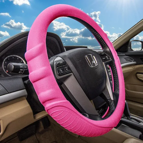 Miniatura 3 de Cubierta para volante FH Group, color rosa, rosado bebé