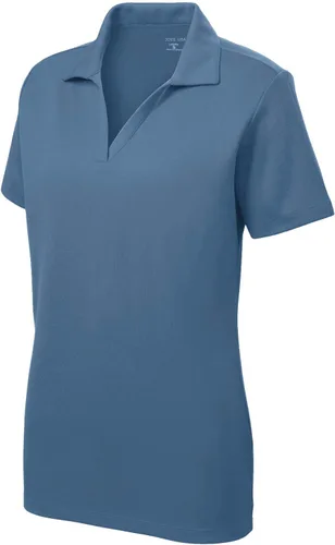 Dri-Equip Racer - Blusa de malla, tipo polo, de manga corta para mujer, desde talla XS hasta 4XL.