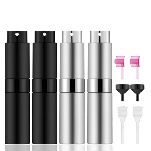 Miniatura 8 de Lil Ray 8 ml/14 piezas Atomizador de Perfume Portátil Mini, Botella de Spray Pequeña Recargable Vacía para Viaje, Vaporizador de Colonia de Bolsillo