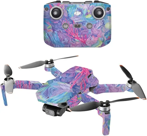 Miniatura 15 de Mighty Skins Compatible con DJI Mini 2 Dron portátil – Monsoon protector, duradero y único vinilo adhesivo cubierta fácil de aplicar, quitar