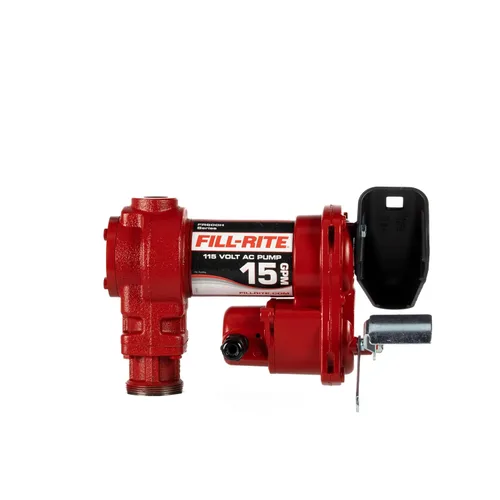 Fill-Rite Bomba de transferencia de combustible FR604H 115V 15 GPM (solo bomba) | Mezclas de gasolina, diesel, queroseno, etanol y metanol y