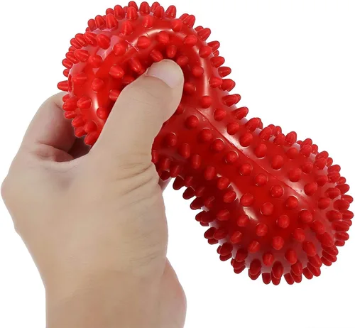 Miniatura 5 de Agatige Bola de lacrosse de masaje doble de cacahuete, bola de terapia con puntas para piernas, espalda, hombro, alivio muscular, masaje de tejido #1