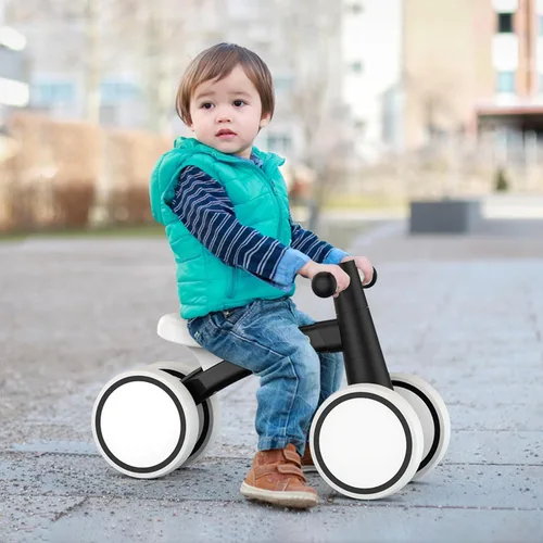 Miniatura 9 de SEREED - Bicicleta de equilibrio para bebés de 1 año, niños y niñas de 12 a 24 meses, primera bicicleta para niños de 4 ruedas, regalos de primer