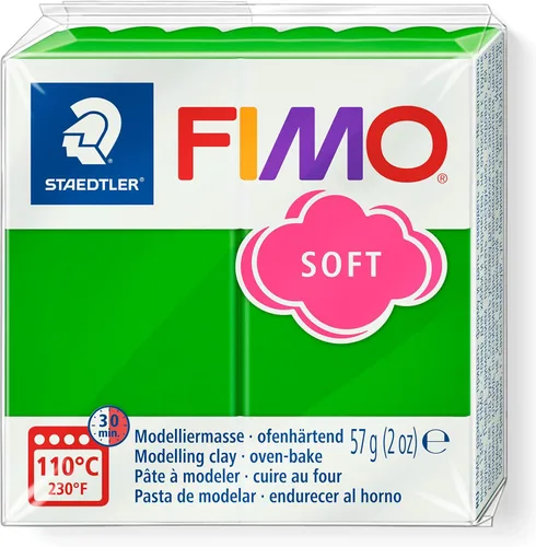 Miniatura 7 de Staedtler FIMO 8020-42 - Arcilla de polímero suave para hornear, para joyería, escultura, manualidades, mandarina