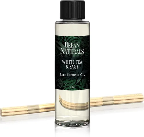 Miniatura 10 de Urban Naturals Recambio de aceite difusor de varillas ámbar y lavanda, lavanda relajante, ámbar cálido, aroma calmante para habitación, 4 onzas +