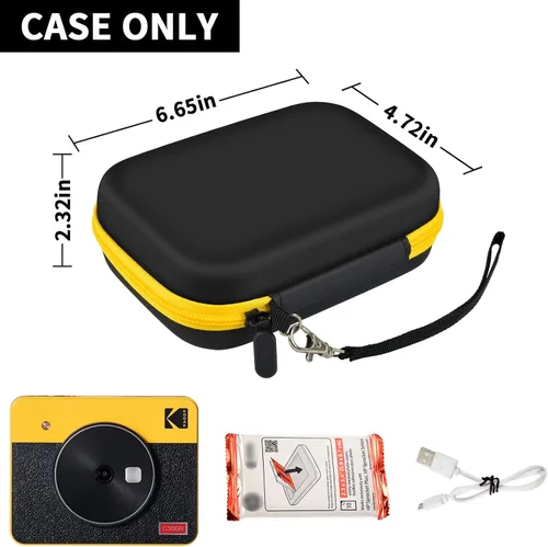 Miniatura 3 de ANKHOH Kodak Mini Shot 3 Retro 4PASS - Funda inalámbrica para cámara instantánea e impresora fotográfica, impresora de fotos, soporte para bolsa