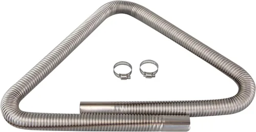 Miniatura 2 de Tubo de escape flexible para calentador de diésel Tubo de escape flexible para generador Tubo de extensión flexible de escape de acero inoxidable