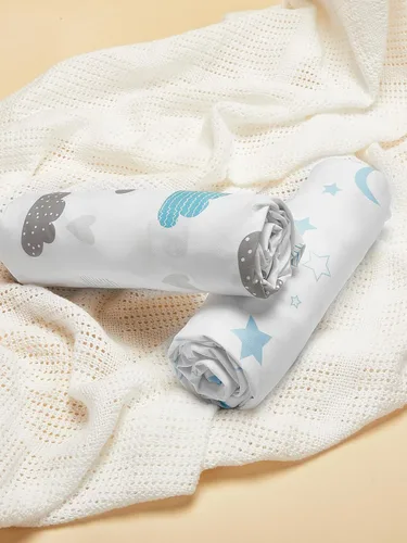 Miniatura 3 de TILLYOU Sábanas para cuna de bebé para niños y niñas, sábanas súper suaves para cama de niño pequeño, paquete de 2 sábanas para colchón estándar
