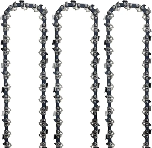 Miniatura 3 de 3 cadenas de motosierra de 10 pulgadas, cadena de repuesto para WORX WG309, cadena de 10 pulgadas para Sun Joe SWJ803E SWJ807E - 3/8 pulgadas, 050