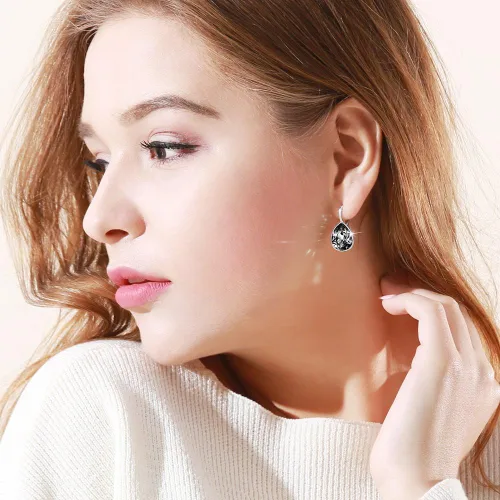 Miniatura 6 de Xuping Jewelry Fashion Huggies Crystal Earring for Women