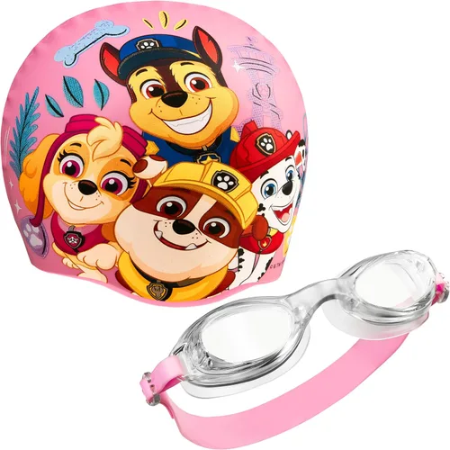 Miniatura 7 de Paw Patrol Kids Swim Goggles and Swim Cap Set Anti-Fog UV Protection Azul