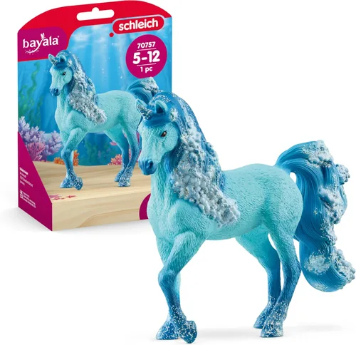 Schleich Bayala Elementa - Figura de unicornio submarino mágicamente encantadora, lista para regalo para niños y niñas de 5 a 12 años