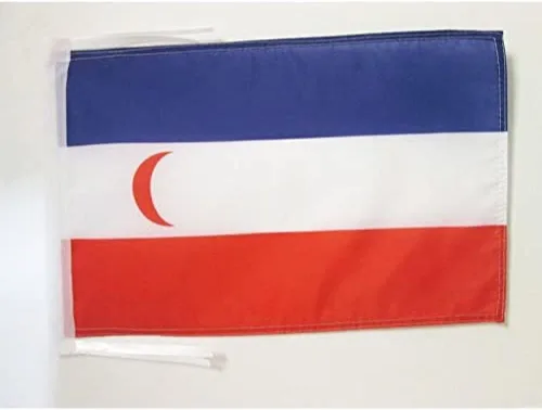 Miniatura 491 de Bandera de México AZ FLAG, 45.7 x 30.5 cm, con cordones - Pequeñas banderas mexicanas de 30 x 45 cm - Bandera de 45.7 x 30.5 cm
