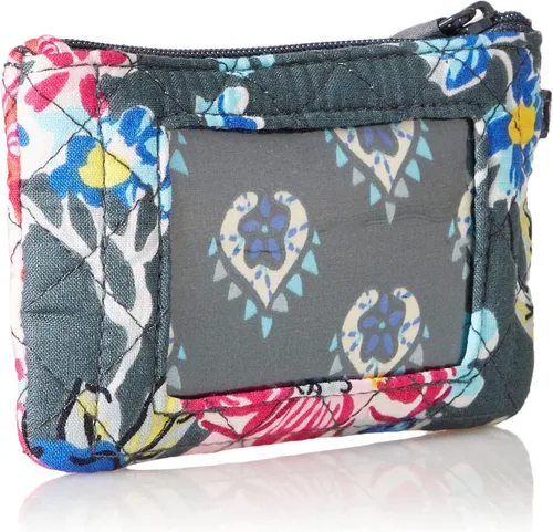 Miniatura 2 de Vera Bradley - Cartera de algodón, con cremallera y compartimiento para la identificación, para mujer