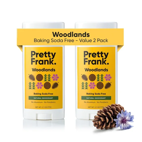 Miniatura 21 de Pretty Frank Desodorante natural sin aluminio con carbón, sin bicarbonato de sodio, carbón marino (paquete de 1) Respetuoso con la piel sensible