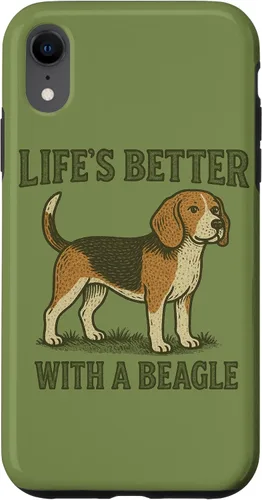 Life's Better with a Beagle Case for iPhone XR