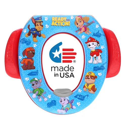 Miniatura 7 de Nickelodeon PAW Patrol - Asiento suave para ir al baño y asiento de entrenamiento para ir al baño, cojín suave, entrenamiento para ir al baño