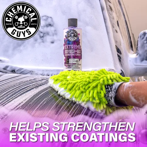 Miniatura 5 de Chemical Guys Honeydew Snow Foam (CWS_110_16) y Extreme Wash & Wax (CWS_207_16) Jabón de lavado de autos Paquete de 16 onzas (2) botellas de 16 onzas