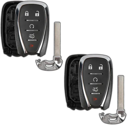 Miniatura 9 de KeylessOption Funda de Reemplazo para Llavero de 2016 2017 2018 2019 2020 Chevrolet Chevy Camaro Cruze Malibu Sonic, 5 Botones HYQ4AA, HYQ4EA, Sin