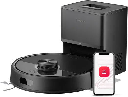 roborock Q7 M5+ Robot de aspiradora y fregona, actualización de Q5 Max+, hasta 7-9 semanas de autovaciado, succión de 10000 Pa, sistema dual