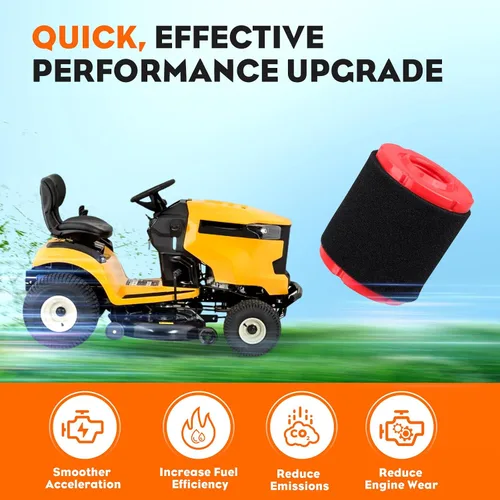 Miniatura 5 de Hipa 937-05066 Filtro de aire para Cub Cadet, 951-12690 Filtro de aceite para MTD 737-05066 547cc OHV Cub Cad XT1-LT42 XT1-LT46 Tractor