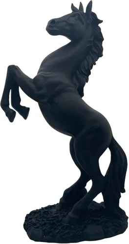 Miniatura 8 de Figura de arte escultura de animales, decoración del hogar de caballo, estatuas de resina, figura de decoración, caballo de pie, decoración moderna
