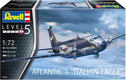 Miniatura 2 de Revell 03845 Breguet Atlantic 1" Italian Eagle 1:72 Escala 1:72 Kit de modelo de plástico sin construir/sin pintar
