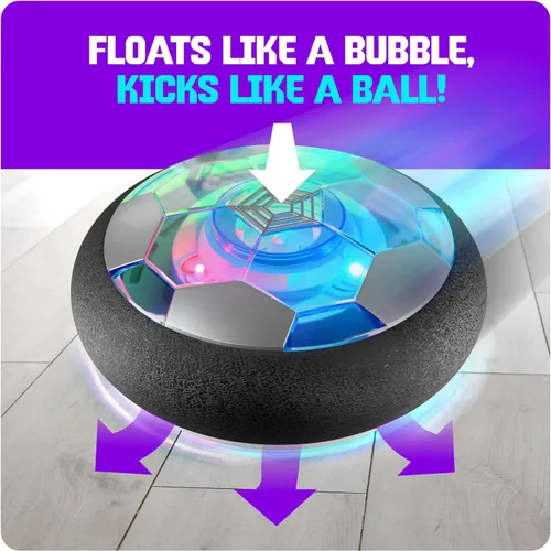 Miniatura 10 de Ninja Blast Hover - Pelota de fútbol iluminada, regalo de cumpleaños para niños, juegos de juguetes de interior, regalos para niños de 5, 6, 7, 8