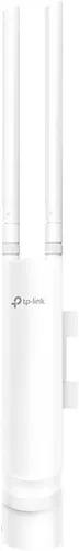 TP-Link EAP110-Outdoor V3, punto de acceso WLAN N300 para exteriores, cobertura WiFi de hasta 200 metros, PoE pasivo con inyector PoE gratuito, SDN