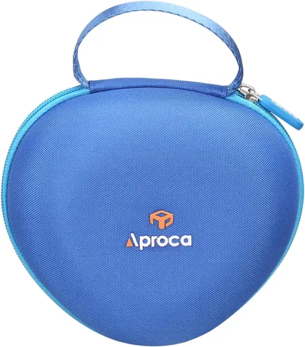 Miniatura 3 de Aproca Funda compatible con auriculares Bluetooth iClever BTH12 / HS19 / BTH26 para niños, bolsa de auriculares de almacenamiento portátil para Azul