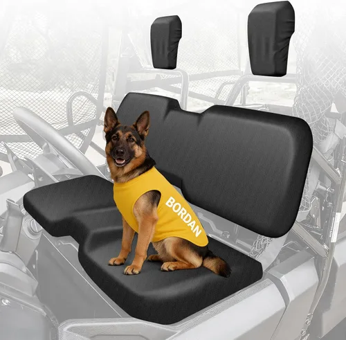Miniatura 9 de BORDAN Funda de asiento UTV para Polaris Ranger 500 700 800 2002-2008 (solo asiento delantero), resistente al agua 1680D, protección completa, juego