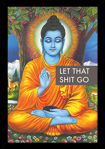 Miniatura 2 de Póster laminado de Let That Shit Go (24 x 36 pulgadas)