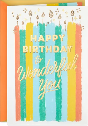 Miniatura 6 de Tarjeta de cumpleaños Hallmark Signature (Grandes deseos de cumpleaños)