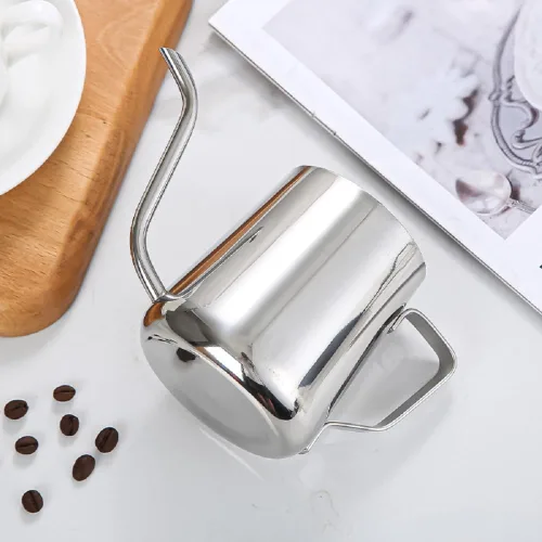 Miniatura 2 de Hervidor de café de cuello de cisne de 20 onzas / 20.3 fl oz con control de flujo, acero inoxidable para café y té especiales, mango ergonómico