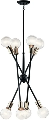 Miniatura 5 de Kichler Armstrong 26" 8 luces Candelabro Latón Natural