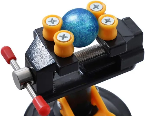 Miniatura 6 de Yakamoz Mini abrazadera universal de tornillo de succión de 360 grados, prensa de tornillo de banco de mesa con base de succión para bricolaje