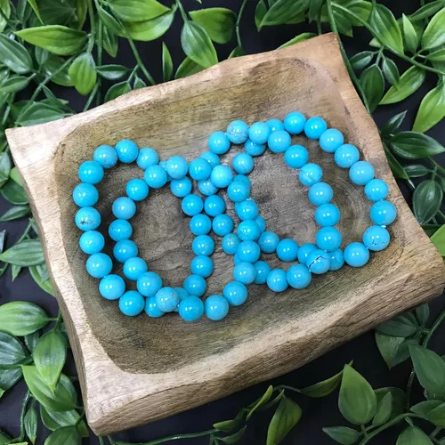 Miniatura 540 de Gem Avenue Handmade Round Bead Stretch Bracelet Unisex Natural Stone Beaded Jewelry for Men & Women, Elastic Wristband for Daily Wear